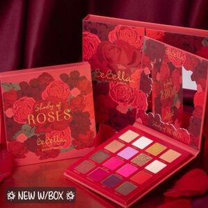 🟠 ☆ NWT ☆ BeBella "Shade of Roses" Eyeshadow Palette Red Purple White Go